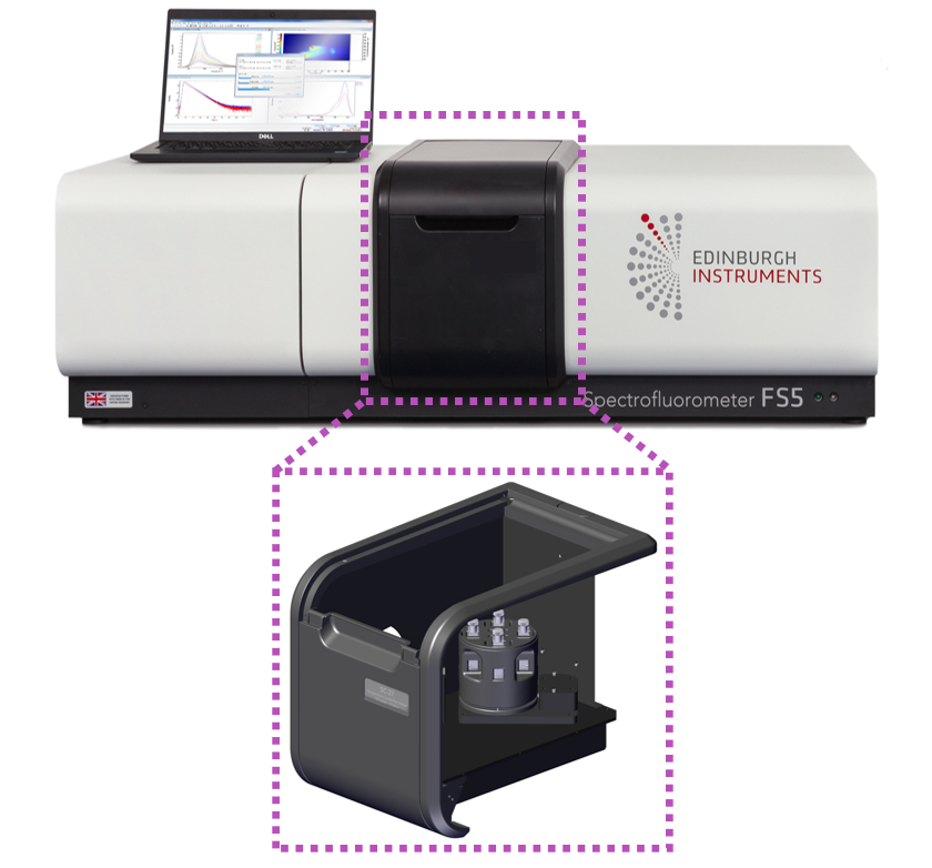 FS5 Spectrofluorometer with SC-27 sample holder