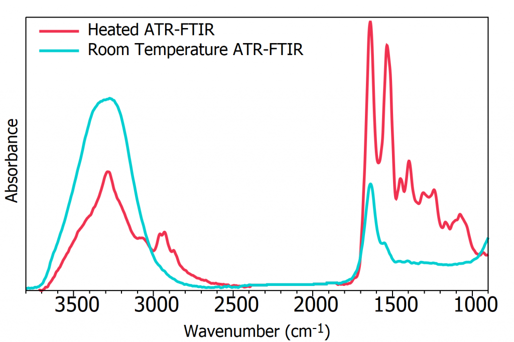 Human albumin serum FTIR spectra 