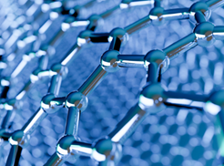 Hexagon network structure of graphene allotrope of carbon